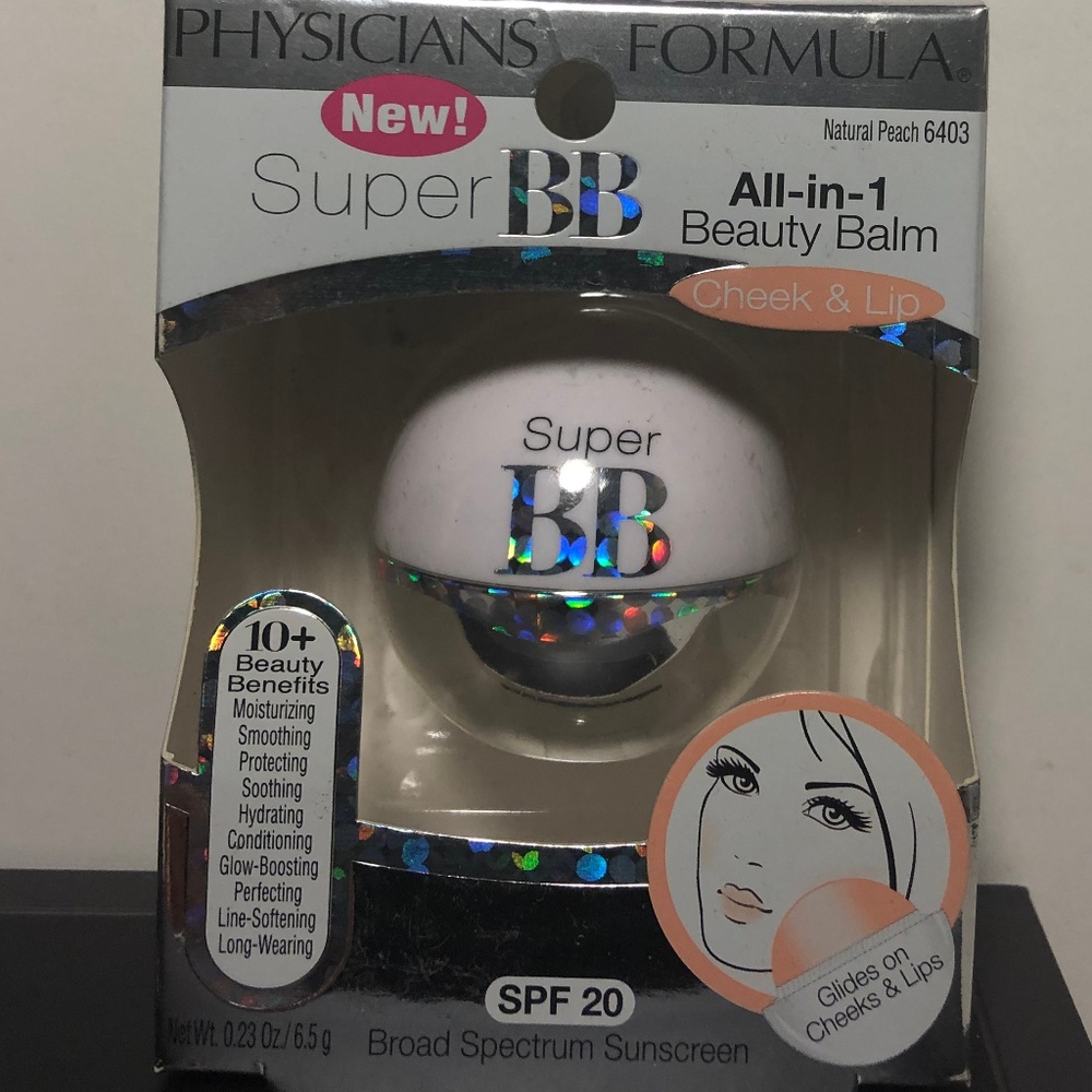 PHYSICIANS FORMULA SUPER BB BALM CHEEK & LIP PEACH